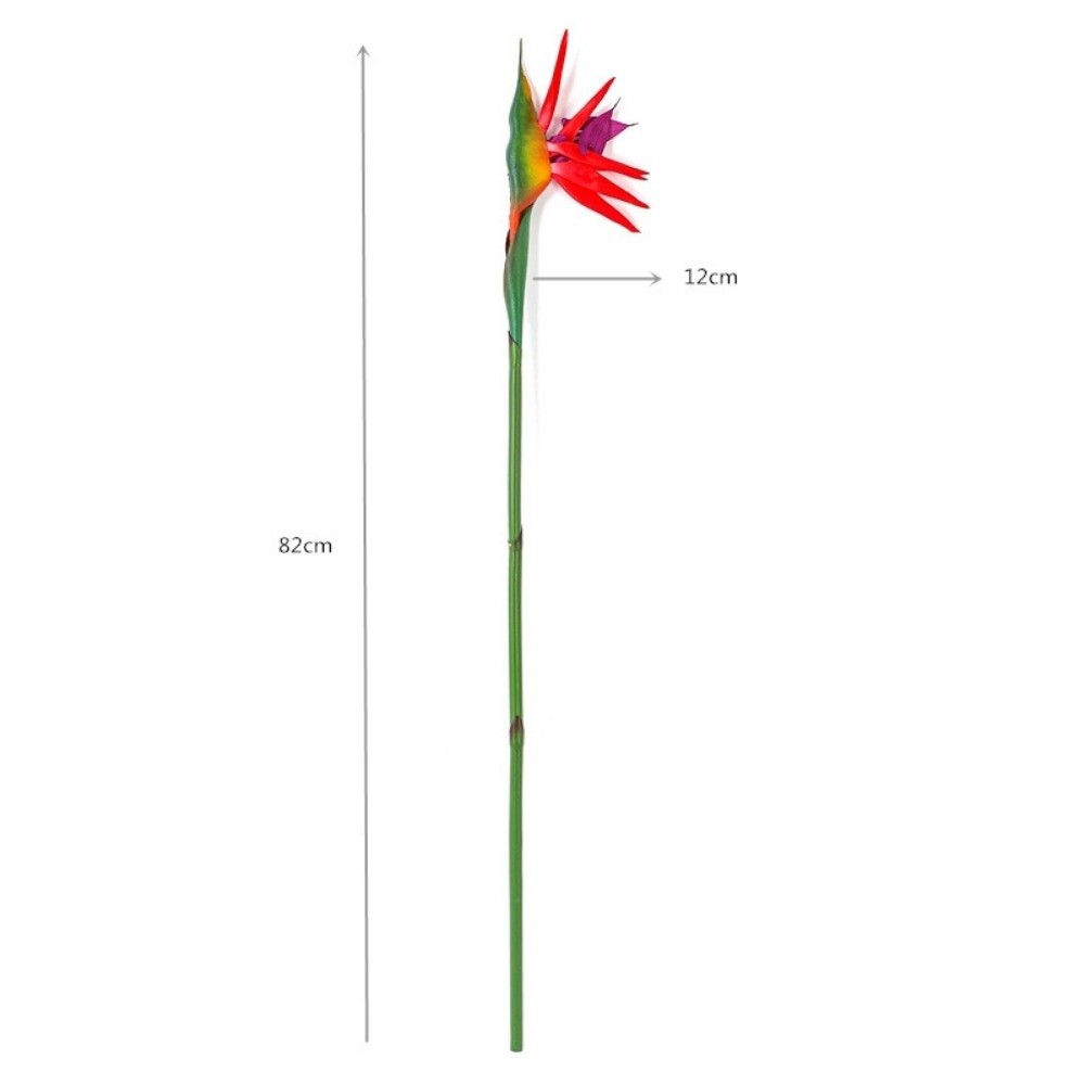 Bird Paradise Strelitzia - Bunga Strelitzia Buatan dengan Tangkai Panjang,