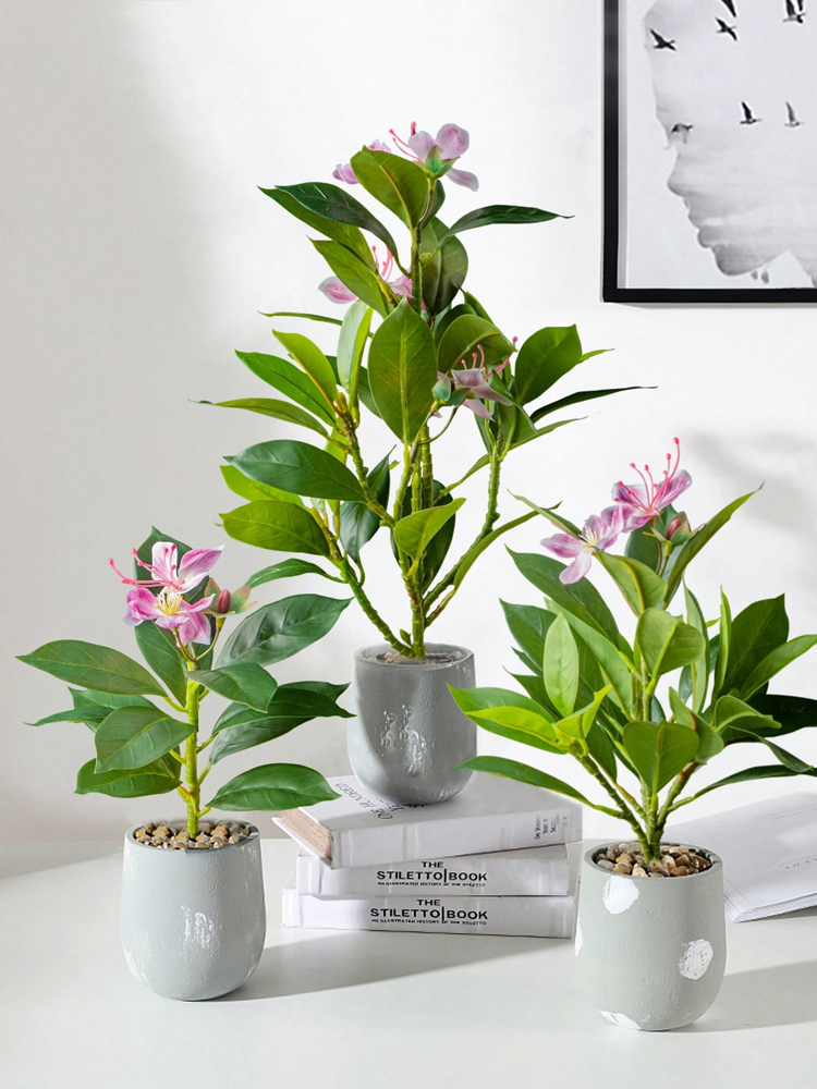 Ficus Lyrata Tree - Tanaman azalea buatan 21-40cm pohon karet