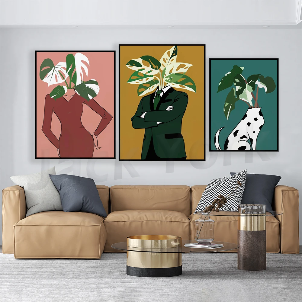 Monstera Albo dalam poster gau - Monstera Adansonii ulasan dan harga