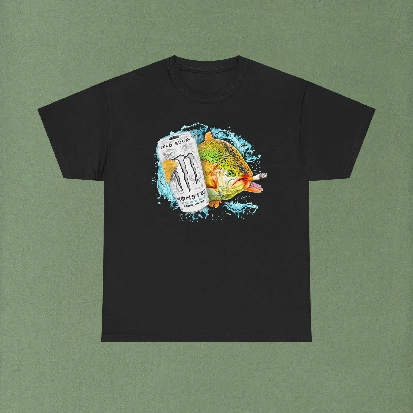Kaos Ikan Monster Putih vintag - Monstera Adansonii ulasan dan harga