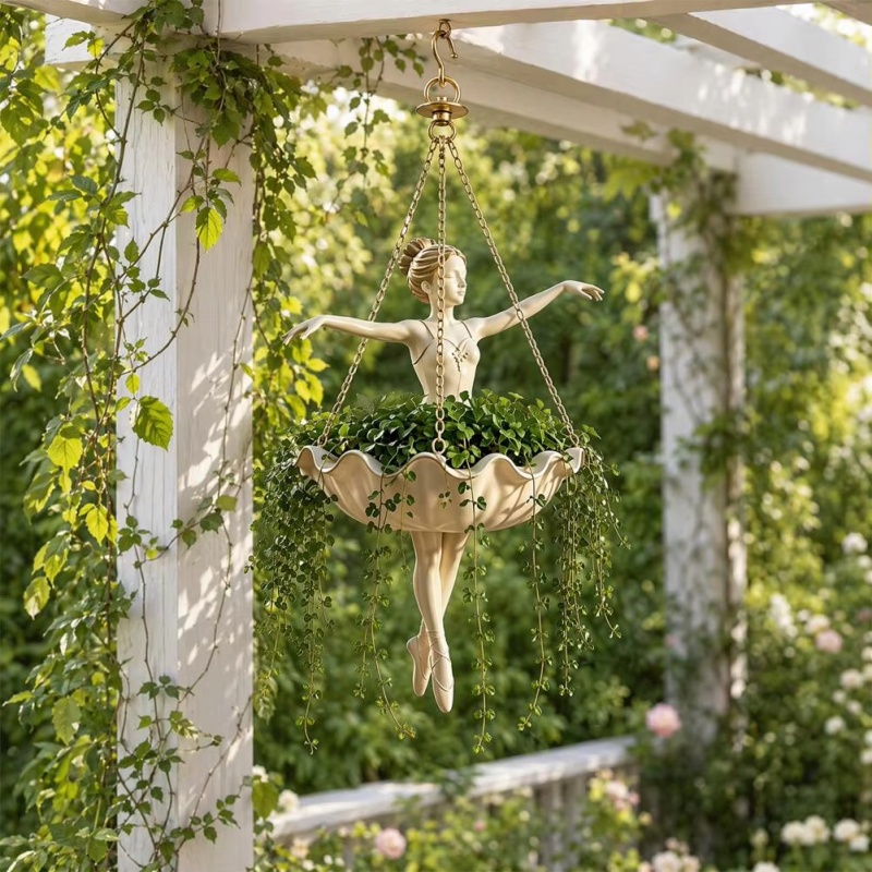 Pot Bunga Gantung Penari Balet - Spider Plant Hanging ulasan dan harga