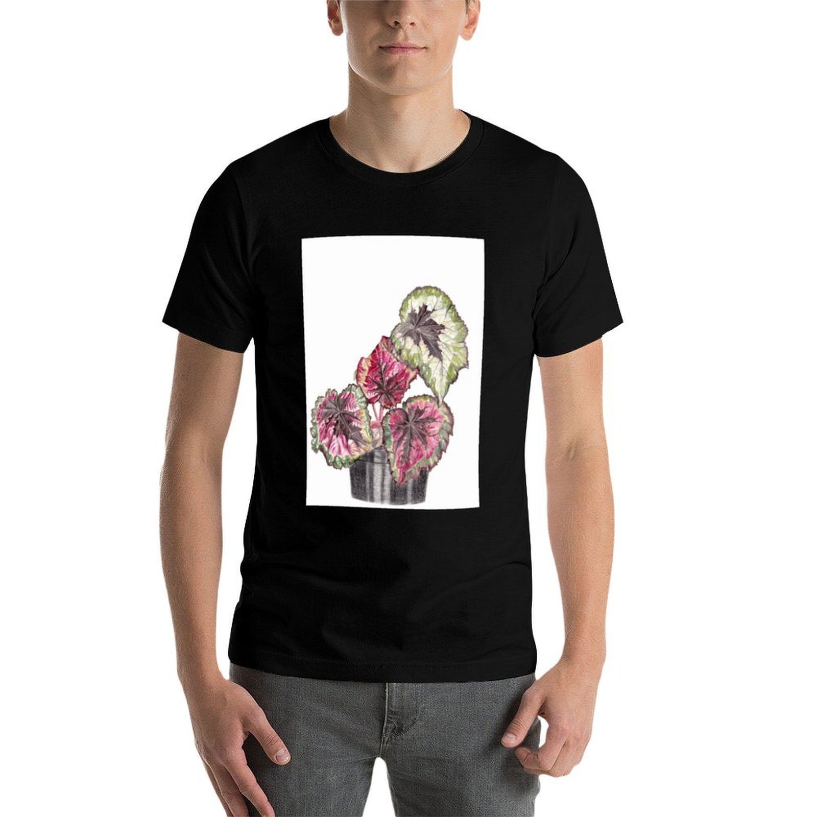 Kaos Begonia Rex Kaos Nyaman d - Begonia Rex ulasan dan harga